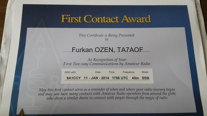 first contact award